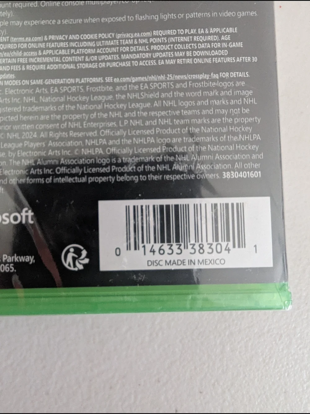 NHL 25 Xbox Series X NEW Sealed EA Sports Hockey Game